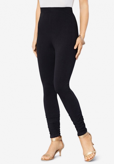 Ruched Legging - Roaman's - Click Image to Close