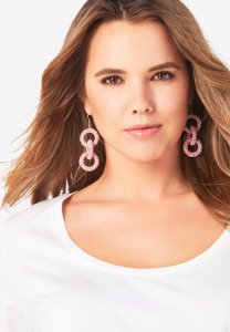 Beaded Loop Earring - Roaman's