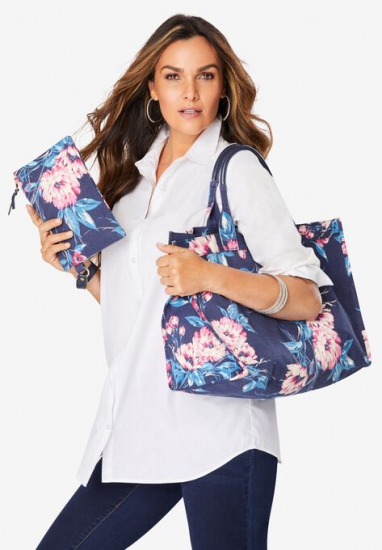 2-Piece Tote Set - Roaman's - Click Image to Close