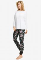 Rib Trim Sleep Leggings - ellos