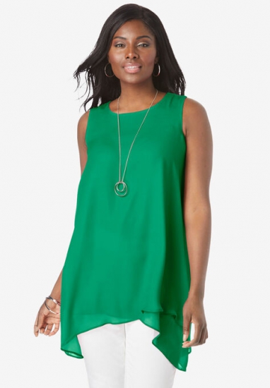 Crinkled Tunic - Jessica London - Click Image to Close