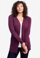 Fine Gauge Drop Needle Cardigan - Roaman's