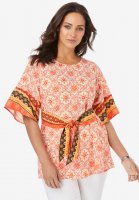 Tie-Front Tunic - Jessica London