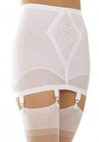 Open Bottom Girdle Medium Shaping w/ Garters - Rago