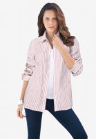 Long-Sleeve Kate Big Shirt - Roaman's