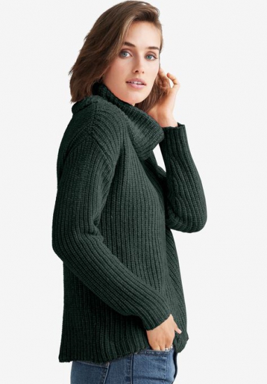 Chenille Turtleneck Sweater - ellos - Click Image to Close