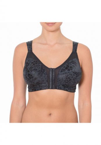 Front Closure Printed Soft Cup Bra - Rago