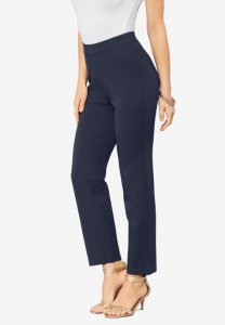 Straight-Leg Ultimate Ponte Pant - Roaman's