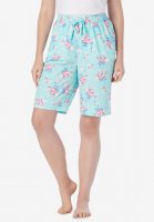 Cotton Poplin Pajama Shorts - Dreams & Co.
