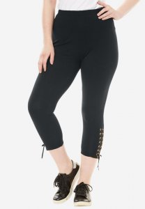 Lace-Up Legging - Roaman's