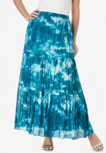 Tie-Dye Maxi Skirt - Roaman's