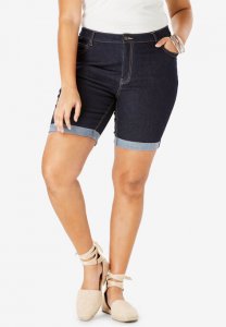 Cuffed Denim Short by Denim 24/7 - Denim 24/7