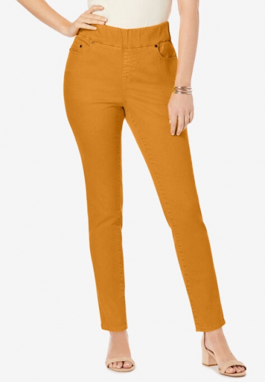 Comfort Waistband Skinny Jeans - Jessica London - Click Image to Close