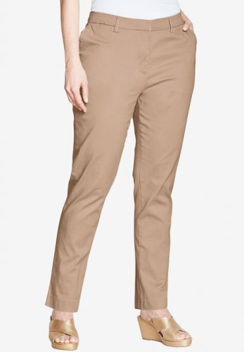 Straight Leg Chino Pant - Jessica London